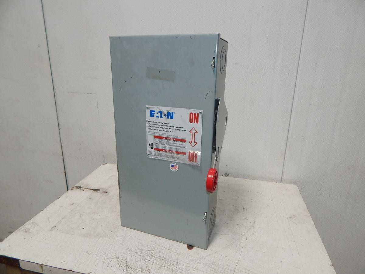 EATON DH363NGK 100 AMP HEAVY DUTY SAFETY SWITCH M3694 - SWITCHES