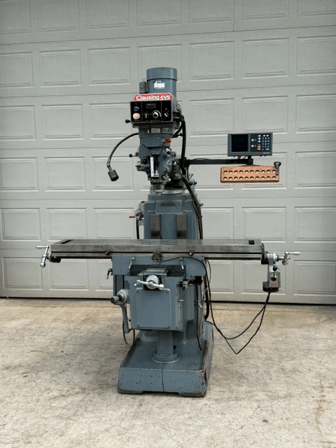 Clausing 450 EVS 08 Vertical Mill With 3 HP Motor, 5000 RPM, 54x10 Table Size - VERTICAL MILLING MACHINES