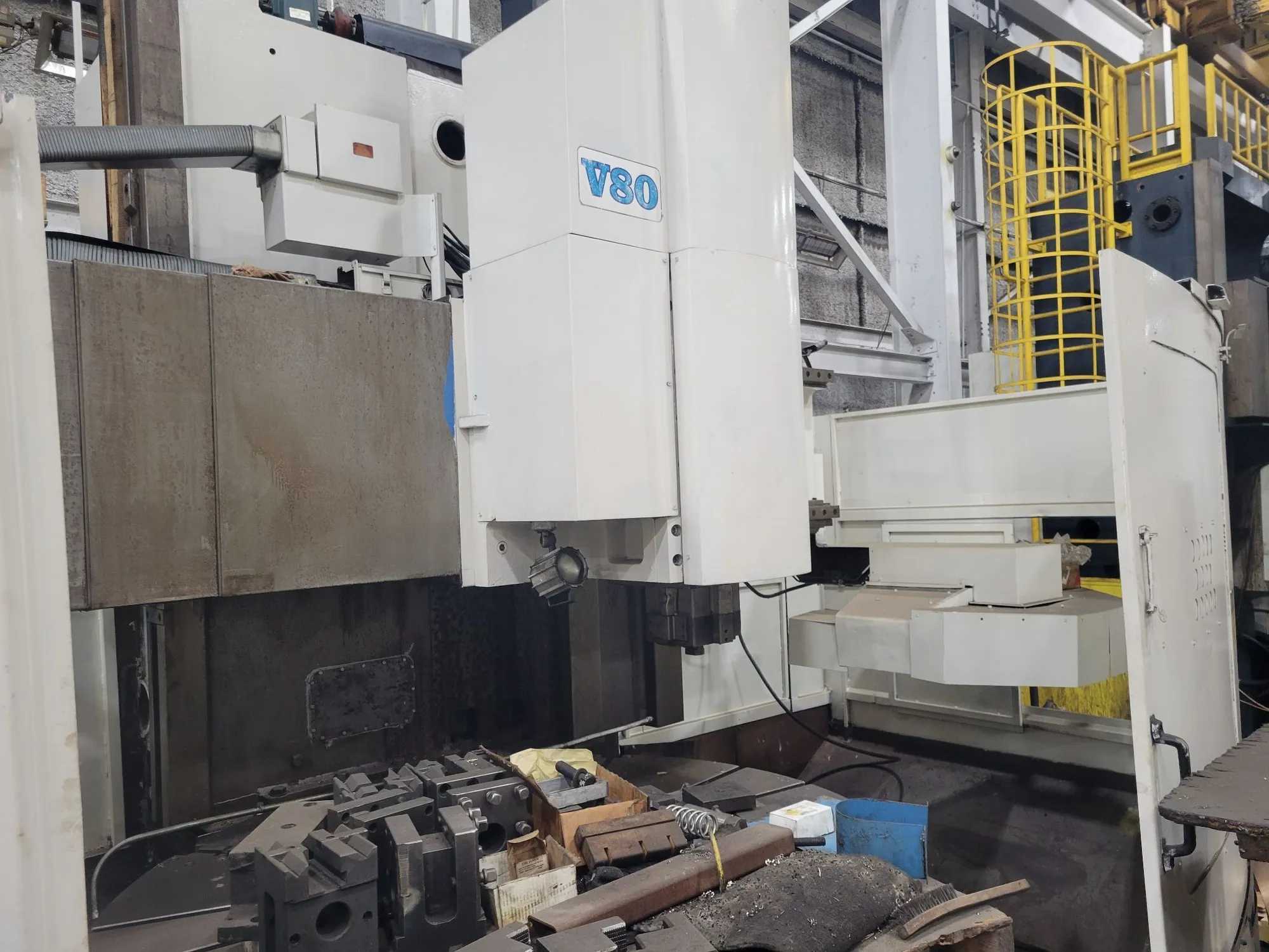 1999 Olympia V80 Vertical Turning Lathe - 75 HP, 280 RPM, 86" Table Diameter - VERTICAL BORING MILLS