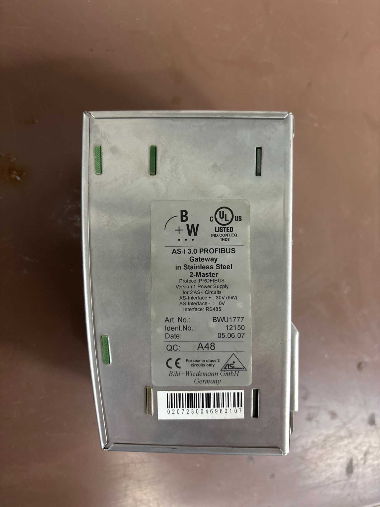 BIHL+WIEDEMANN BWU1777 AS-I 3.0 PROFIBUS GATEWAY - PLC MODULES