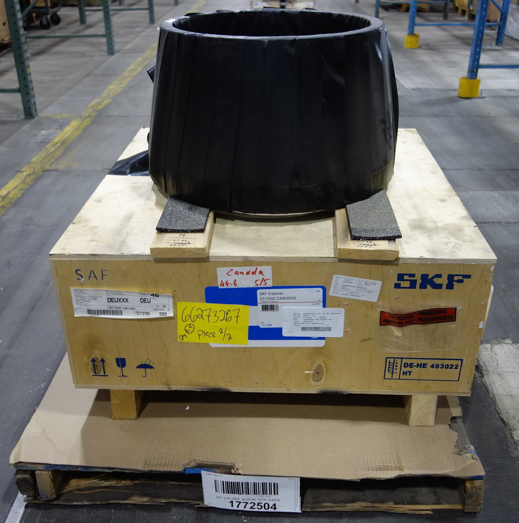 SKU 1772504 - SKF EXPLORER BEARING WITH SLEEVE - BEARINGS