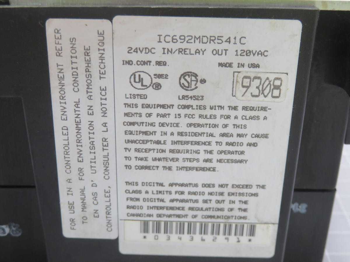 GE FANUC IC692MDR541C I/O Module T236148 - Reliable Performance & Quality - PCB CIRCUIT BOARDS