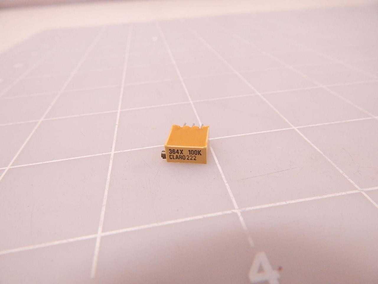 Lot Of 500 Clarostat 364X100K Cermet Trimmer Resistors 100K Ohm 0.5W 25 Turn - TEMPERATURE CONTROL COMPONENTS
