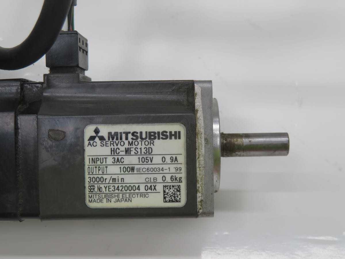 MITSUBISHI HC-MFS13D AC SERVO MOTOR T243253 - SERVO