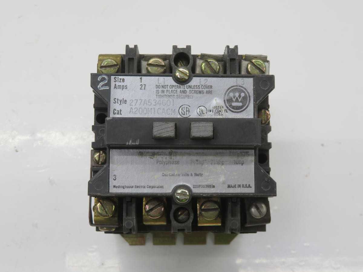 Westinghouse A200M1CACM Motor Starter T234720 - Reliable Performance for Your Needs - CONTACTORS