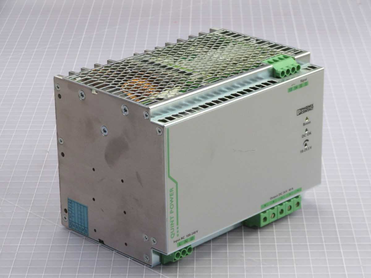 Phoenix Contact Quint-PS 1AC 24DC 40 Power Supply Model 2866789 - POWER SUPPLIES
