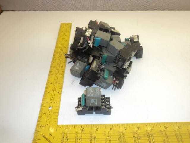 LOT OF 14 POTTER & BRUMFIELD KHS-17A11-120 RELAYS 4PDT 120VAC COIL T17881 - ELECTRICAL RELAYS