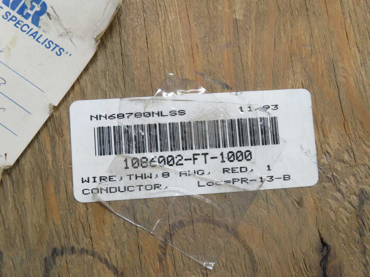 LOT OF 750 ANIXTER 1086002-FT-1000 WIRE, CONDUCTOR T241899 - ELECTRICAL WIRE