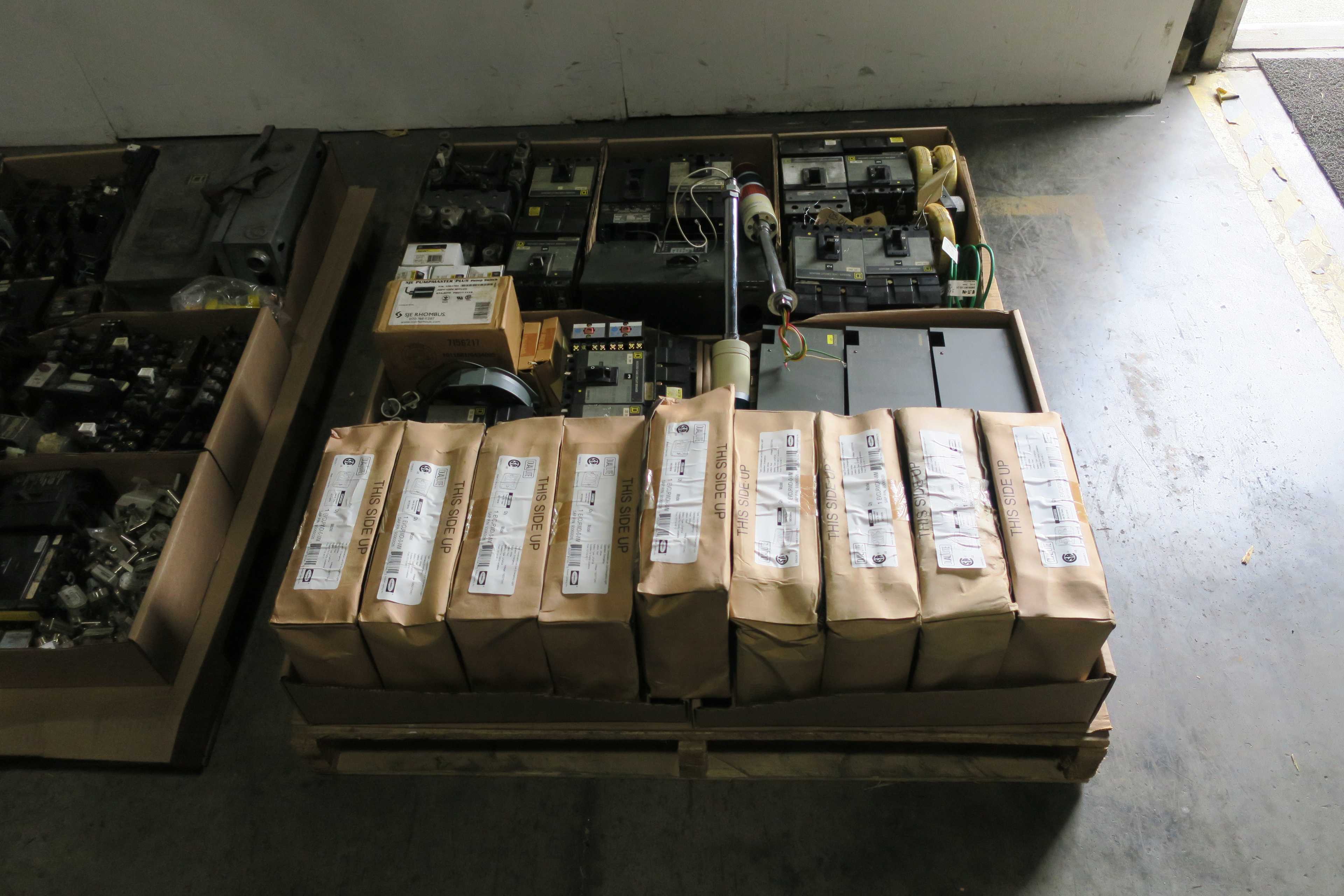 SKU 1784997 - 2 PALLETS OF ASSORTED ELECTRICAL - ELECTRICAL COMPONENTS