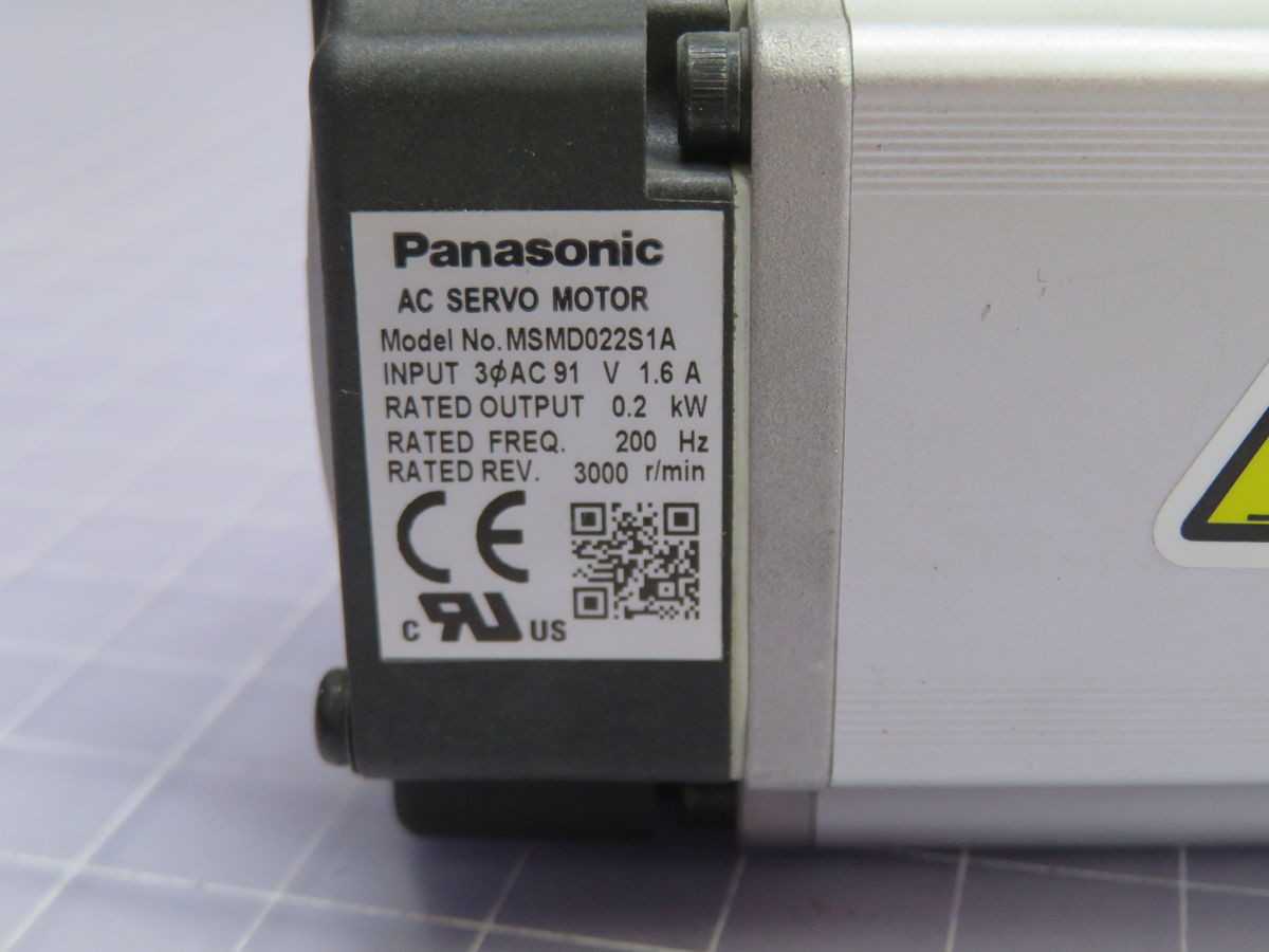 PANASONIC MSMD022S1A AC SERVO MOTOR T250380 - SERVO