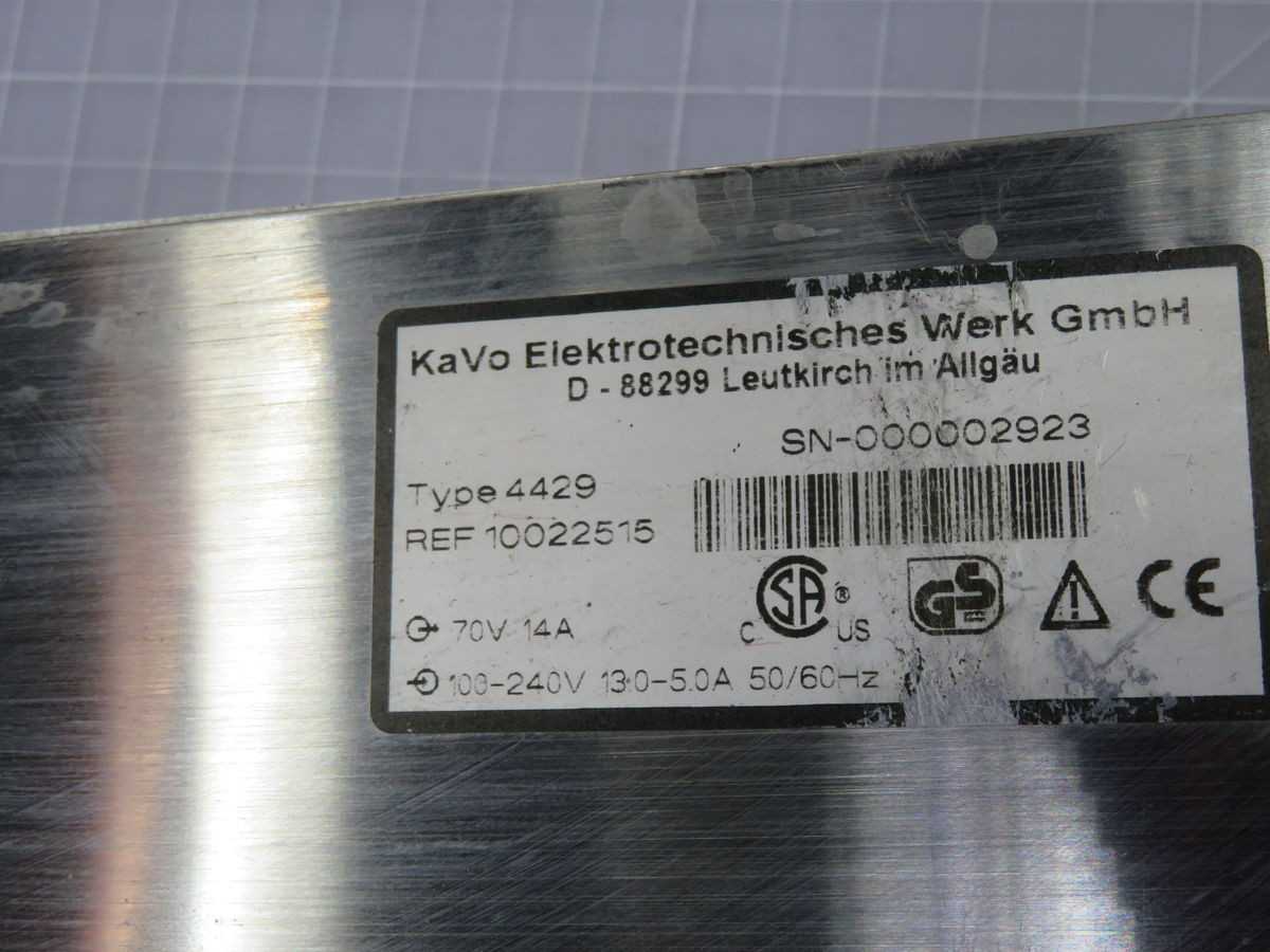 KAVO D-88299 POWER MODULE T250668 - SERVO