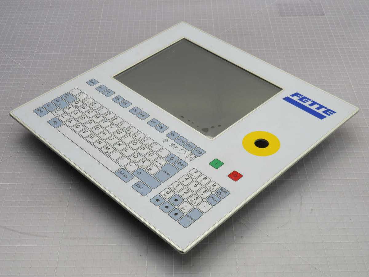 Fette 5D5501.09 Panel With Keyboard T209749 - OPERATOR INTERFACE PANELS