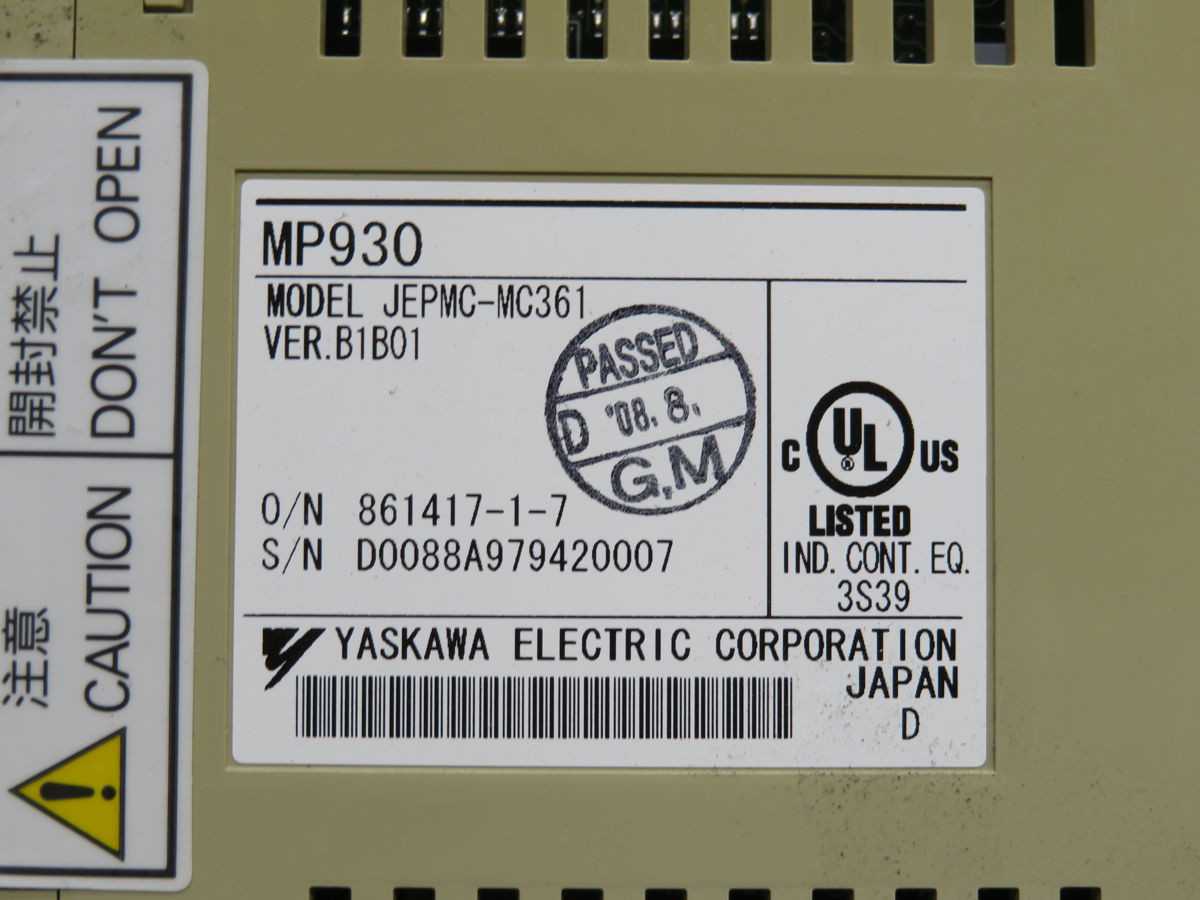 Yaskawa MP930 Servo Control Module T256996 - High Performance Automation Solution - SERVO