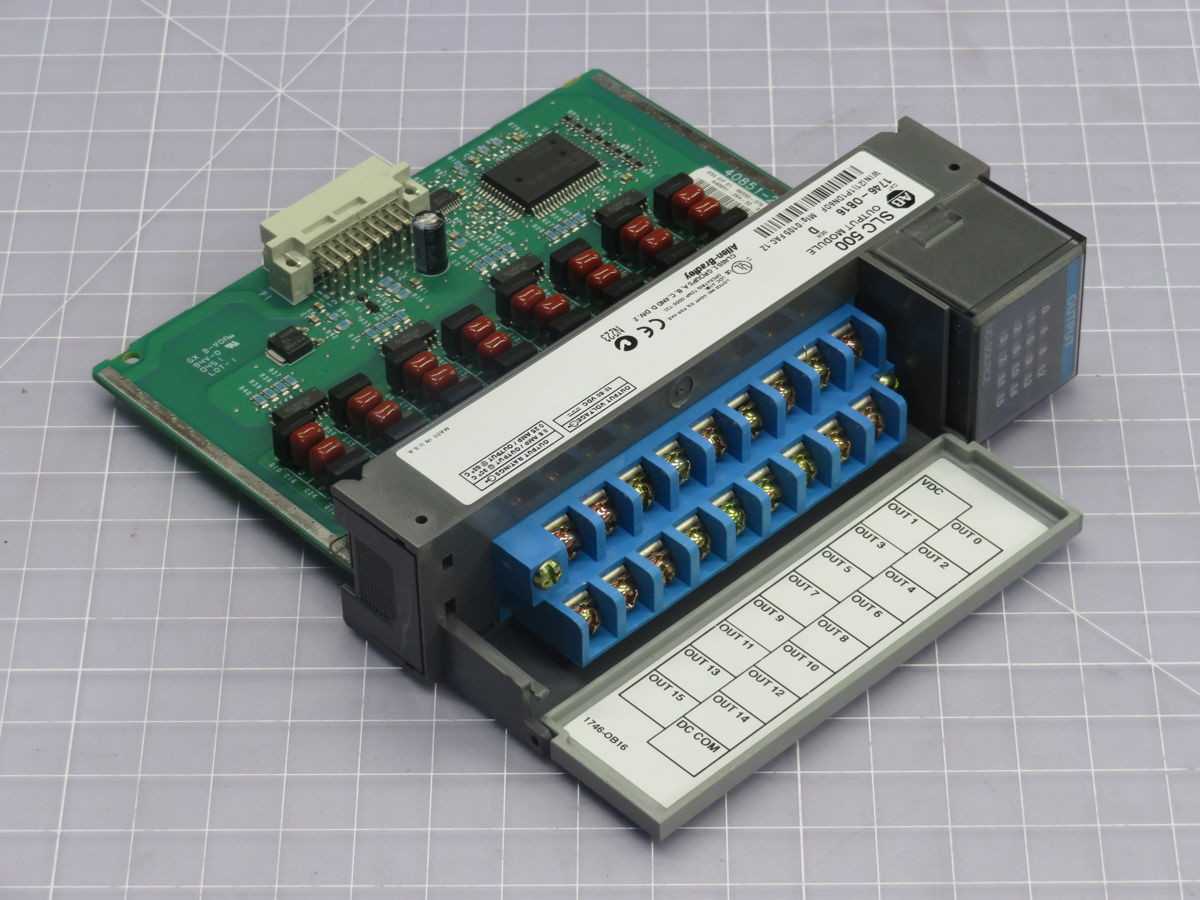 ALLEN BRADLEY 1746-OB16 OUTPUT MODULE T248879 - INDUSTRIAL PARTS
