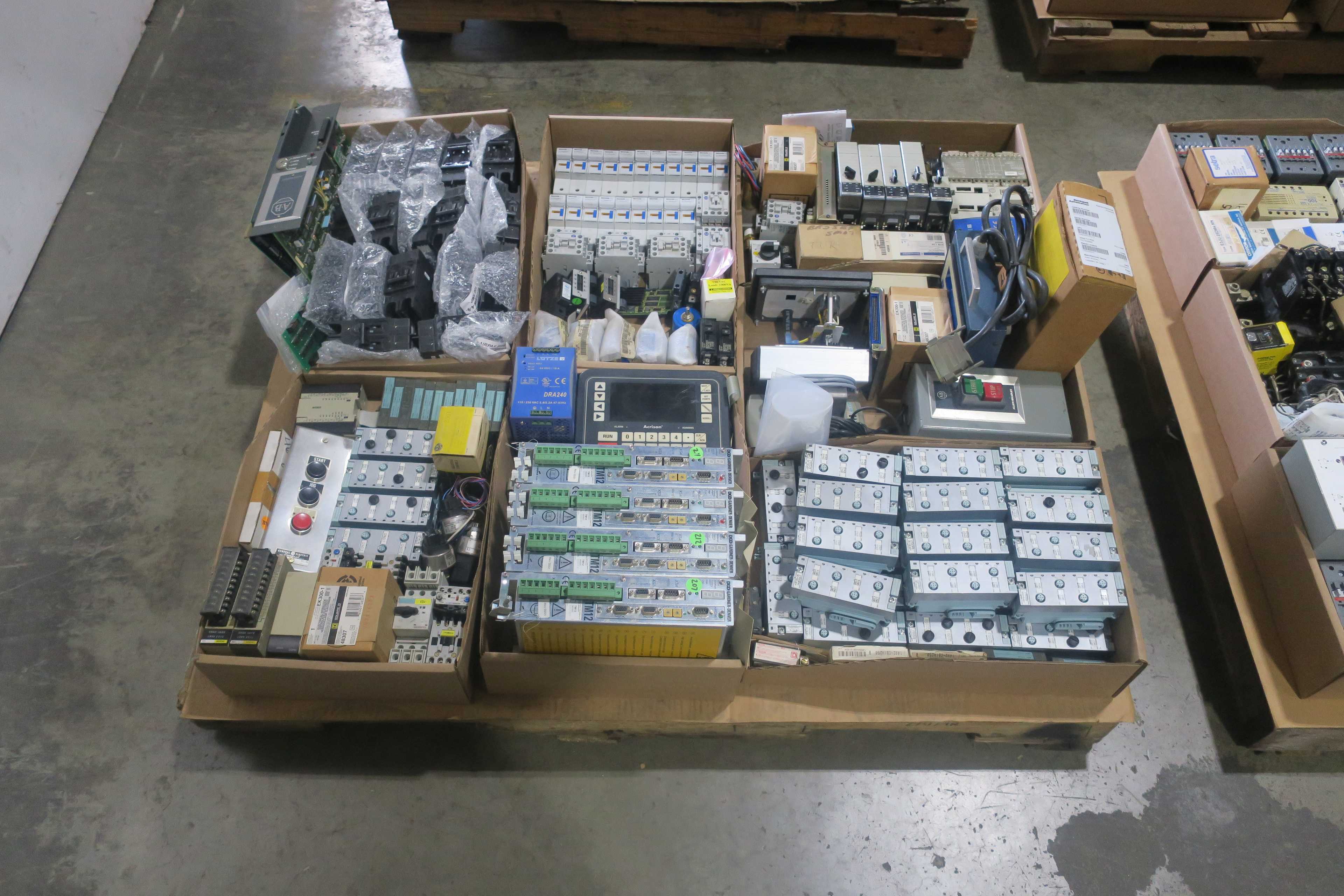 SKU 1785476 - 4 PALLETS OF ASSORTED AUTOMATION - AUTOMATION & CONTROLS