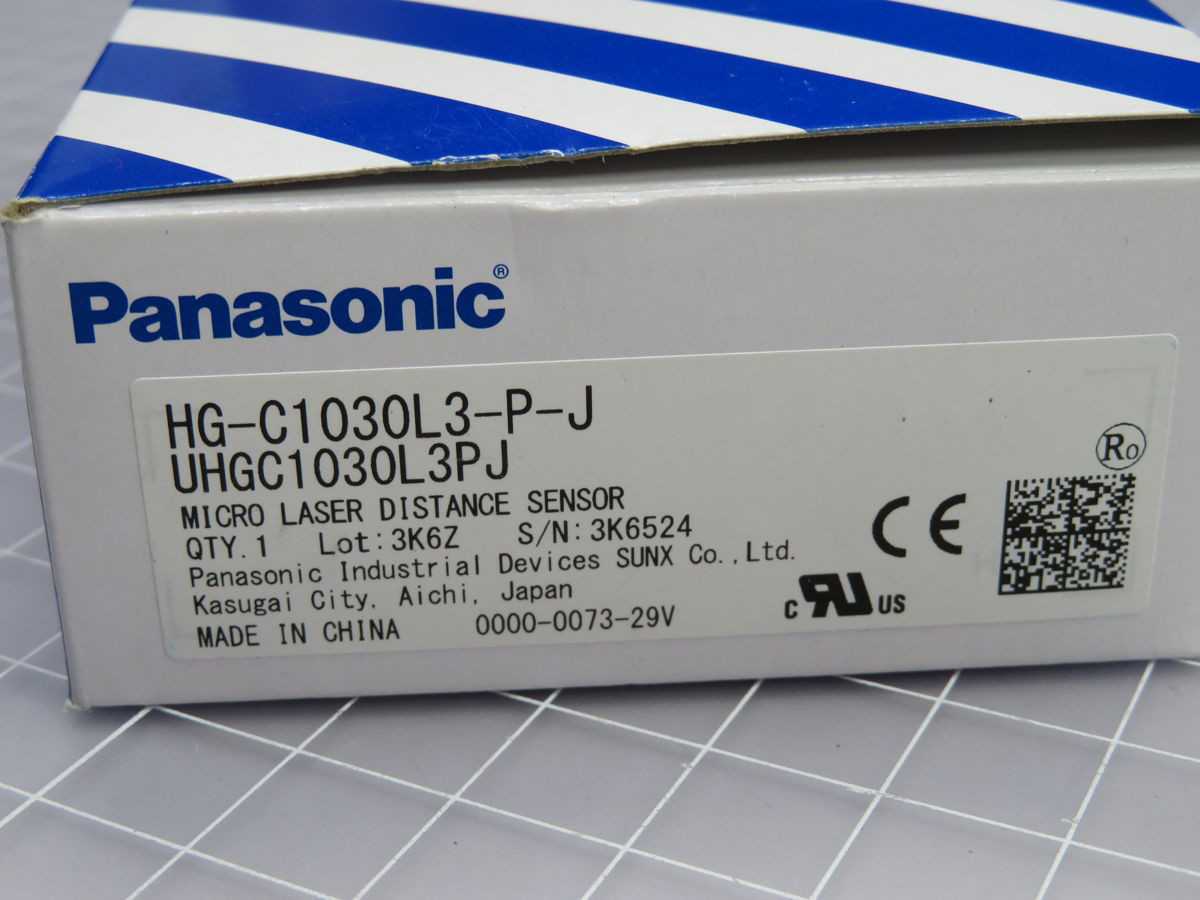 PANASONIC HG-C1030L3-P-J MICRO LASER DISTANCE SENSOR T256869 - SENSORS