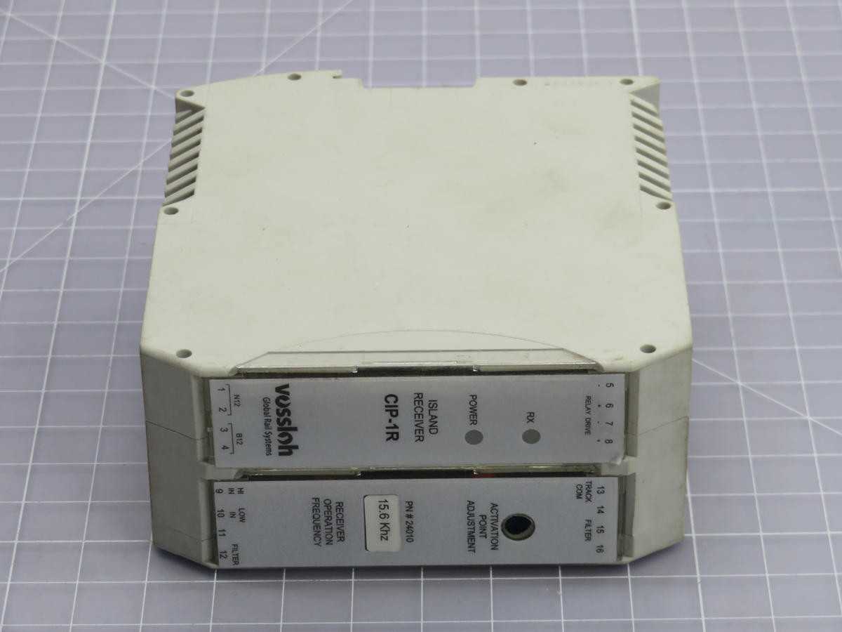 Vossloh-Schwabe CIP-1R 15.6kHz Receiver T238788 - AUTOMATION & CONTROLS