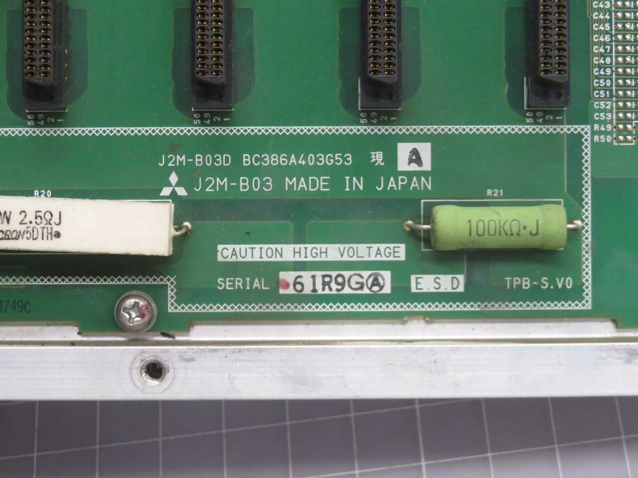 MITSUBISHI J2M-B03 PLC BASE UNIT T245284 - PLC MODULES