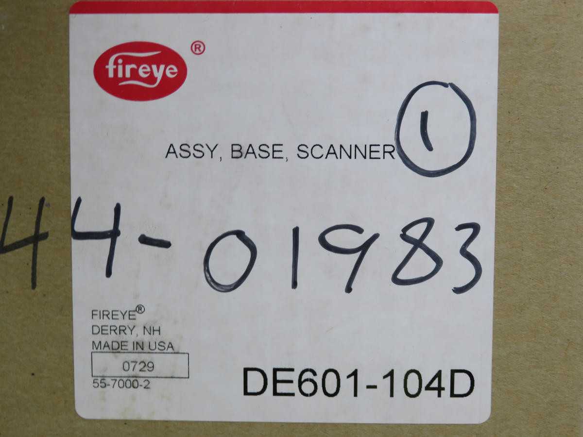 FIREYE DE601-104D UV SENSOR T226603 - SCANNERS