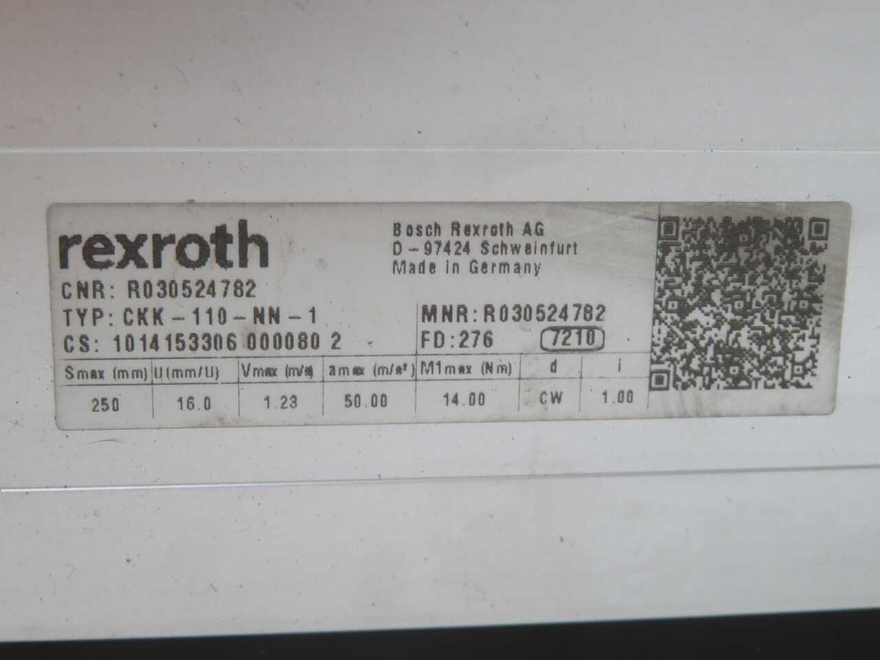 REXROTH R911384532 MS2N04-C0BTN-CMSH1-NNNNE-NN Servo Motor - SERVO