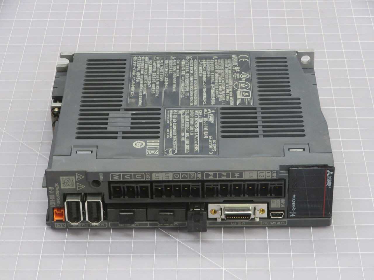 MITSUBISHI MR-J4-10B-RJ020 AC SERVO DRIVE T245406 - SERVO