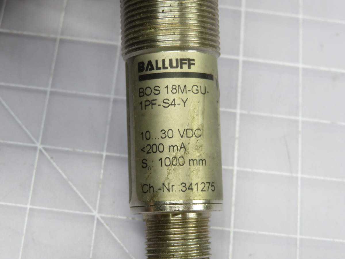 BALLUFF BOS 18M-GU-1PF-S4-Y PHOTOELECTRIC SENSOR T237792 - SENSORS