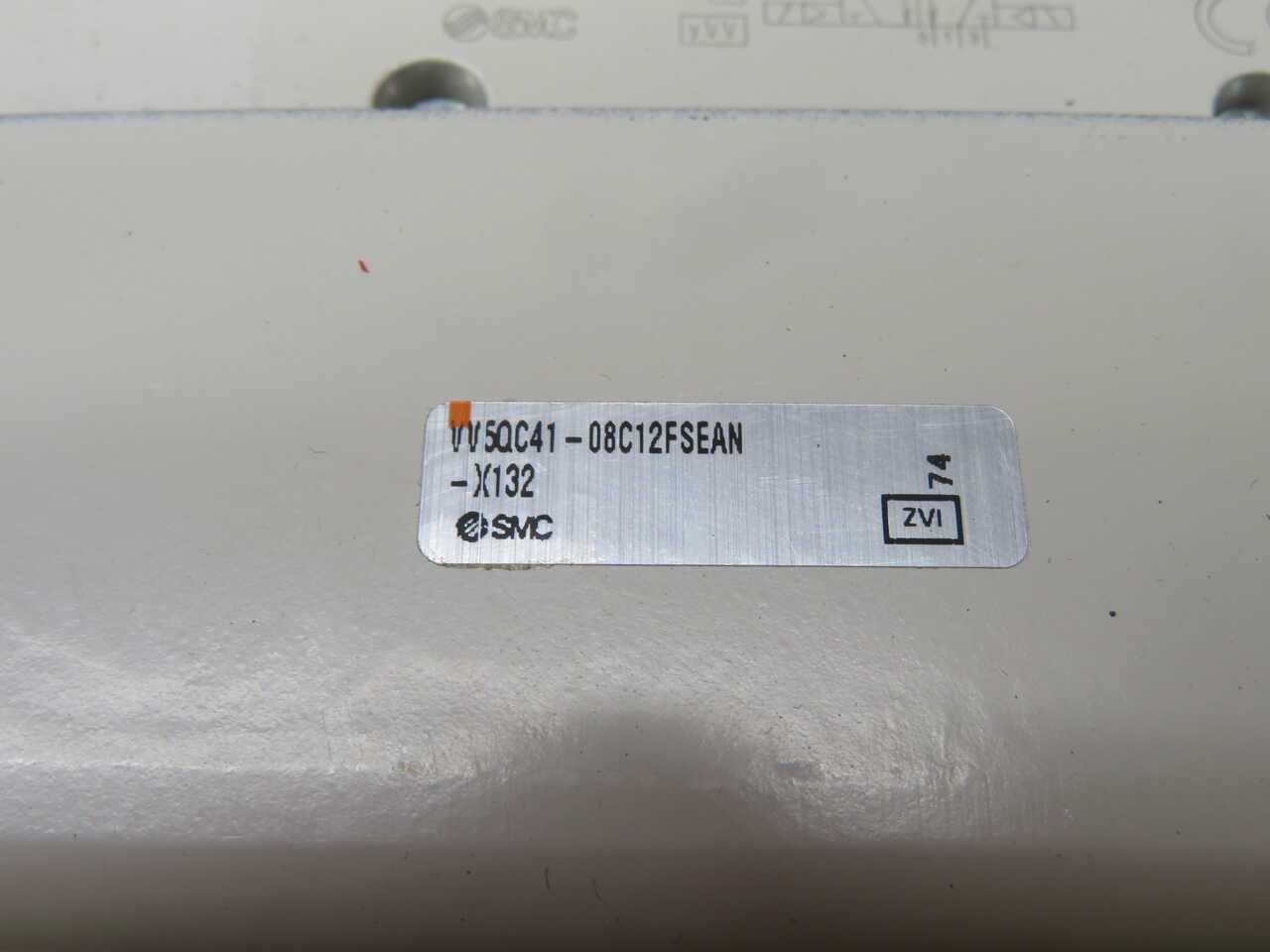 SMC VV5QC41-08C12FSEAN-X132 PNEUMATIC MANIFOLD VALVE T272332 - SOLENOID VALVE