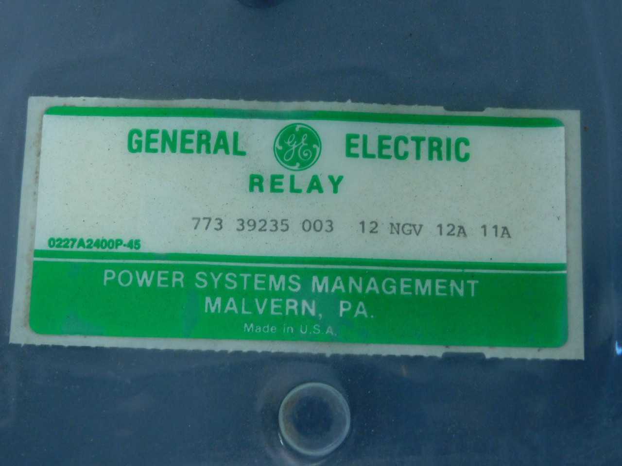 GE 773 39235 003 12 RELAY T149300 - ELECTRICAL RELAYS