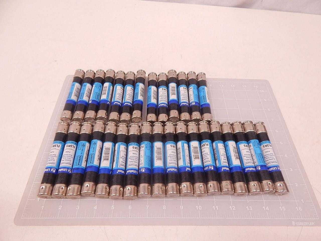 LOT OF 31 LITTELFUSE FLSR5 FUSES T69985 - FUSES