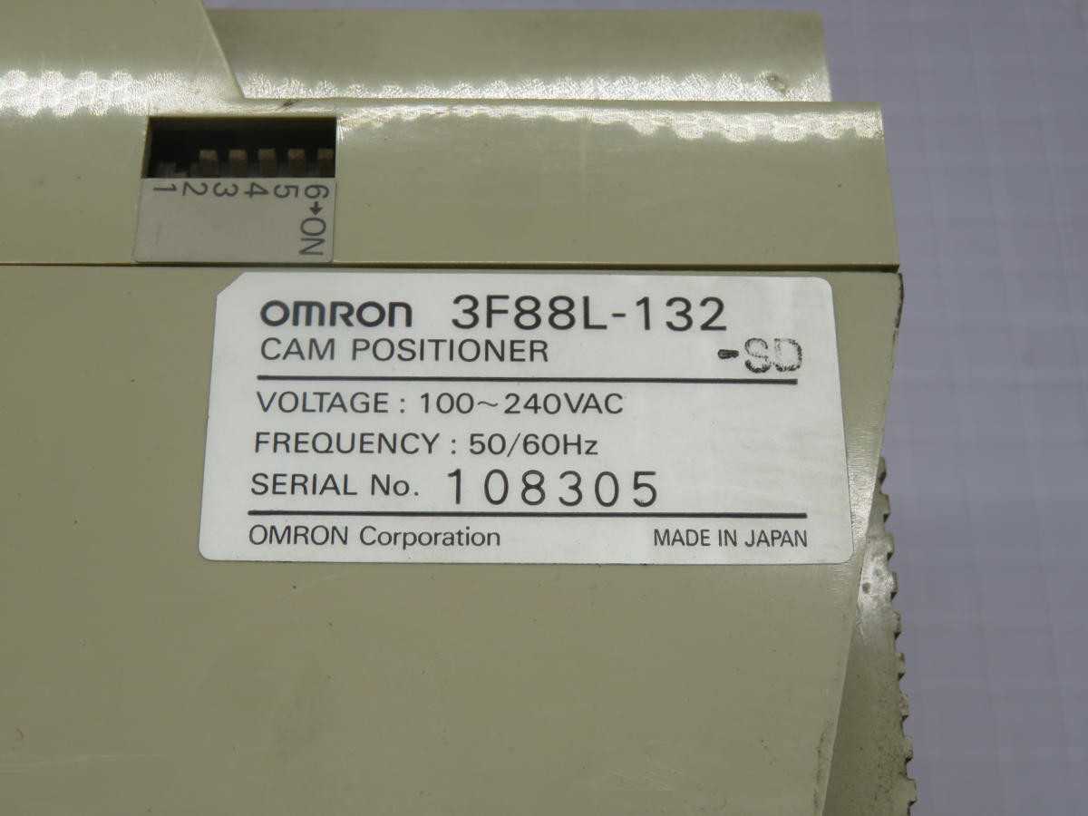 OMRON 3F88L-132 CAM POSITIONER T221436 - PLC MODULES