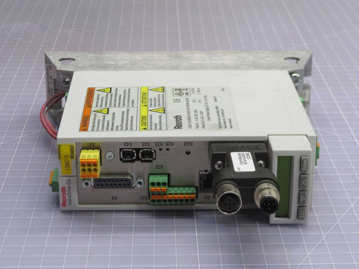 REXROTH HCS01.1E-W0008-A-03-B-ET-EC-PB-S4-NN-FW CONTROL T250660 - SERVO