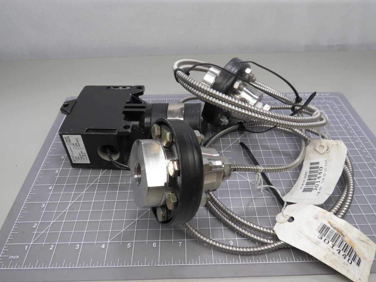 ASHCROFT D424V XFMFS DIFFERENTIAL PRESSURE CONTROL SWITCH ASSEMBLY T155512 - SWITCHES