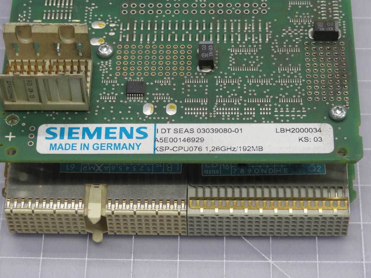 SIEMENS A5E00146929 KSP-CPU076 CIRCUIT BOARD T221864 - PCB CIRCUIT BOARDS