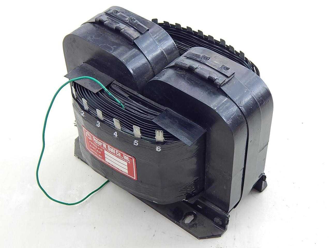 PETER W. DAHL SONOBOND A-8159236 TRANSFORMER T93826 - POWER TRANSFORMERS