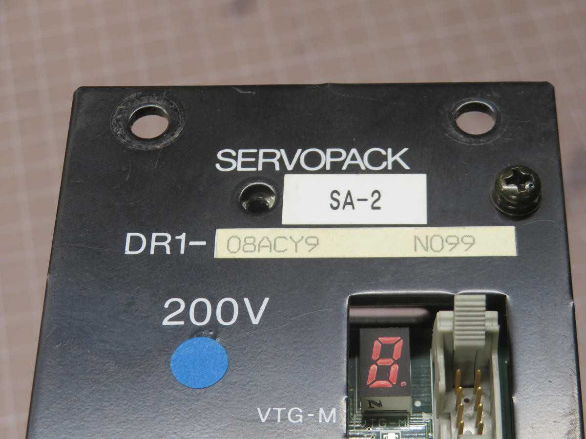 Yaskawa Electric DR1-08ACY9 Servopack T244570 - SERVO