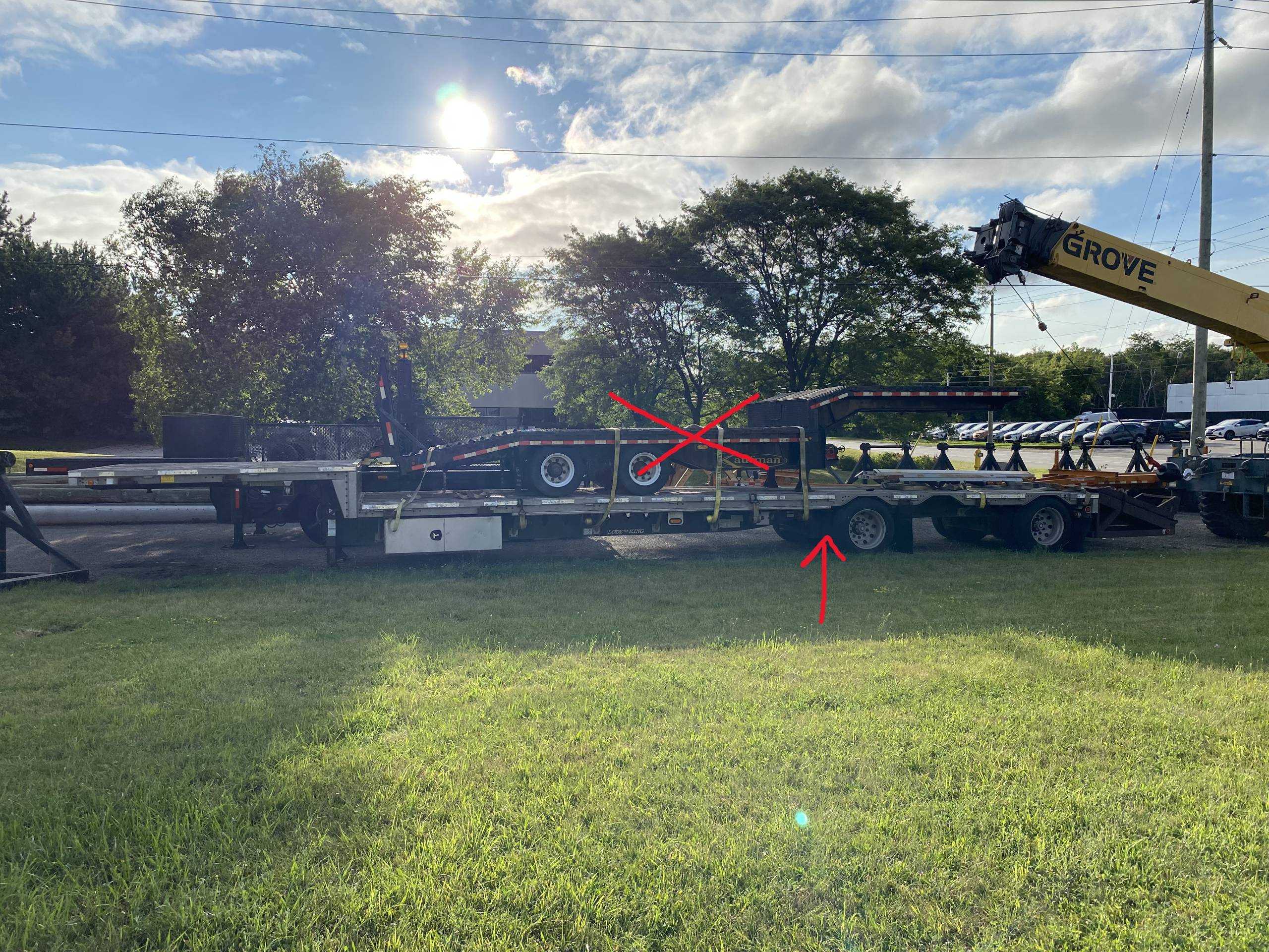 2002 Lodeking SAC48 Step Deck Trailer - Air Brake, Aluminum Frame, 2 Axles, 0 Mileage - STEP DECK TRAILER