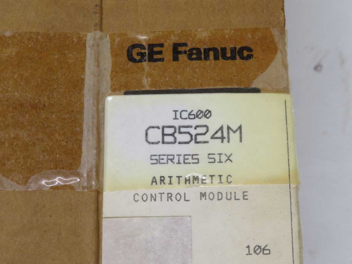 GE IC600 ARITHMETIC CONTROL MODULE T255706 - PLC MODULES