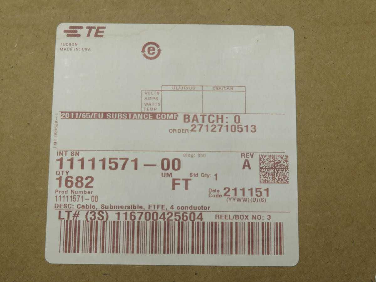 LOT OF 1600 TE SENSORS 11111571-00 CABLE T216753 - SENSORS