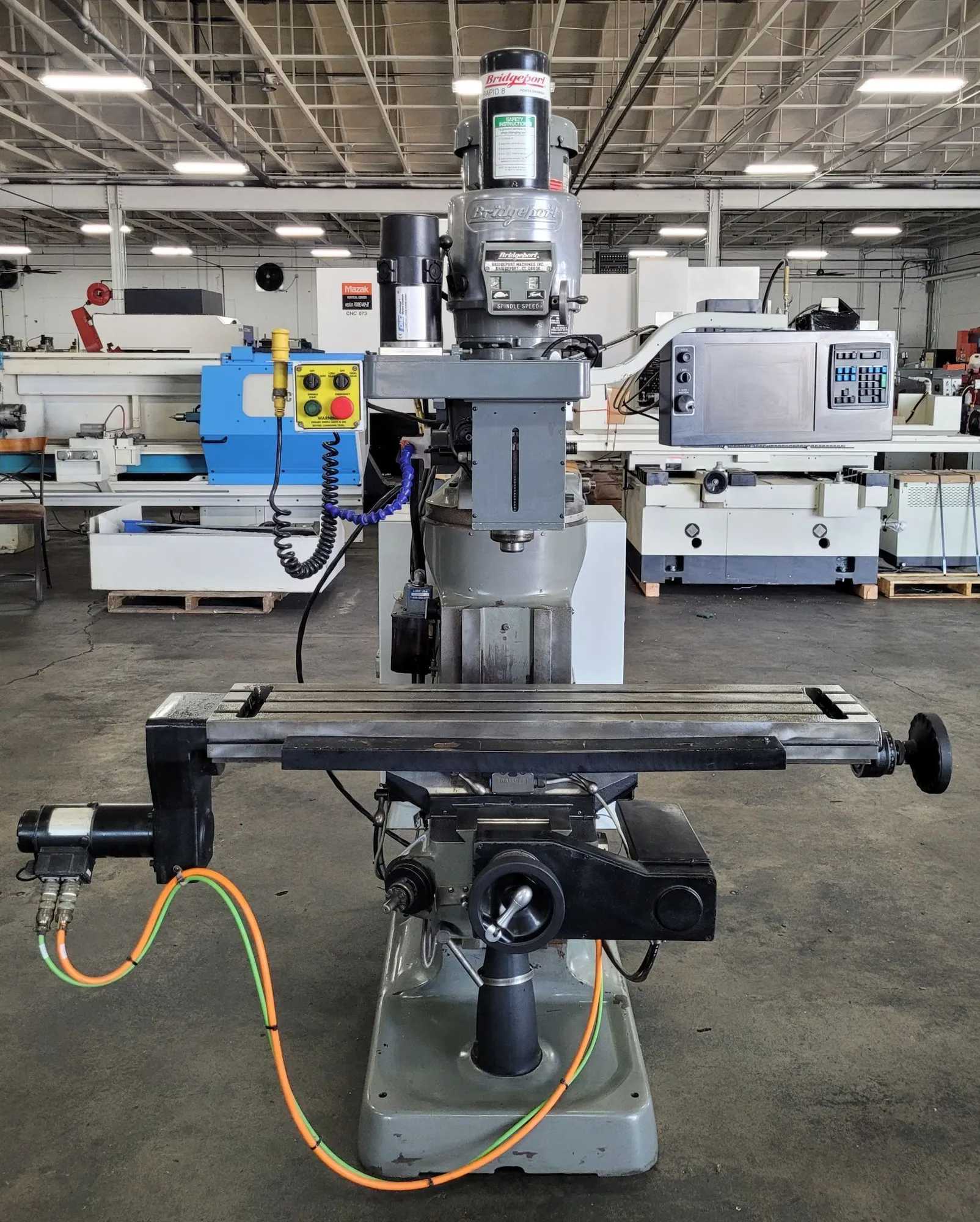 Bridgeport Ez-Trak Dx CNC Vertical Mill 9X48, 2HP, 4200 RPM, 3 Axis Precision - VERTICAL MILLING MACHINES