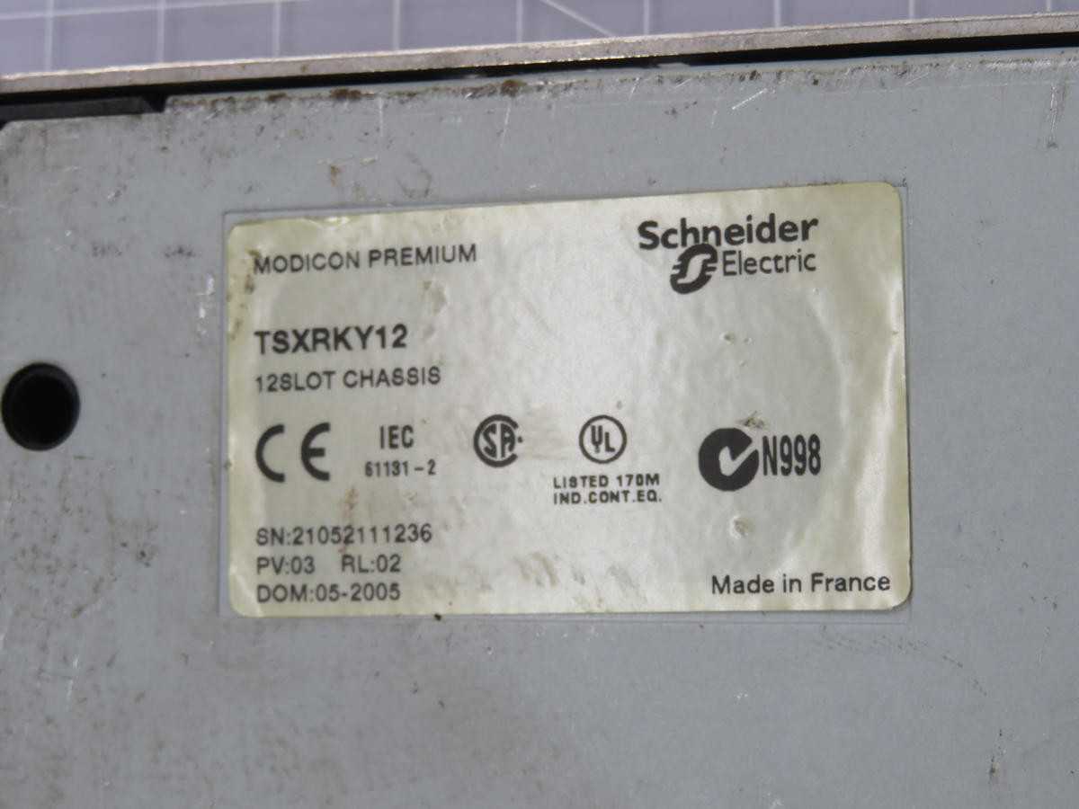 SCHNEIDER TSXRKY12 PLC RACK T238993 - PLC MODULES