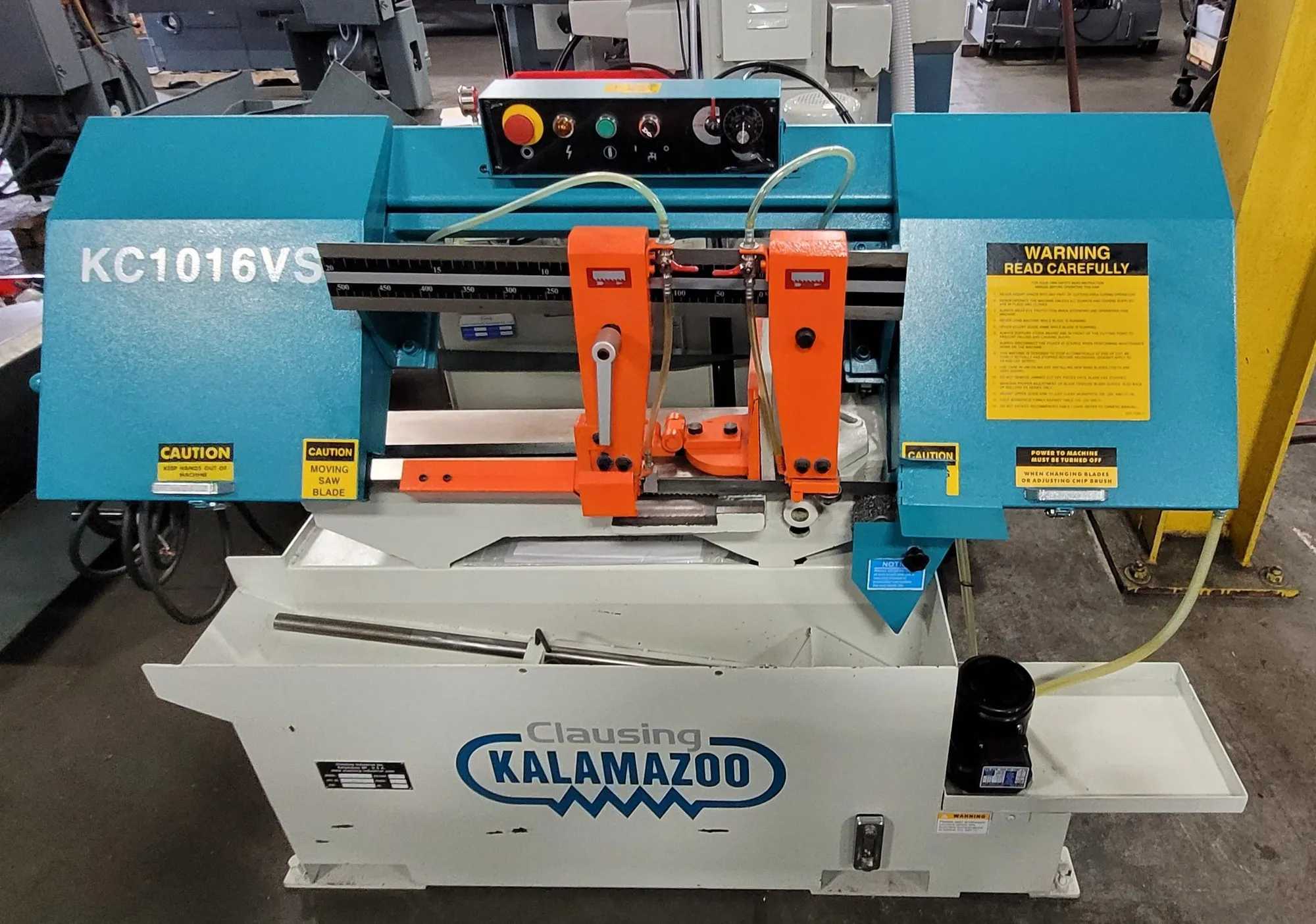 Clausing Kalamazoo KC1016VS Saw - 2 HP, 480V, Automatic Feed, 10" Capacity - HORIZONTAL BAND SAWS
