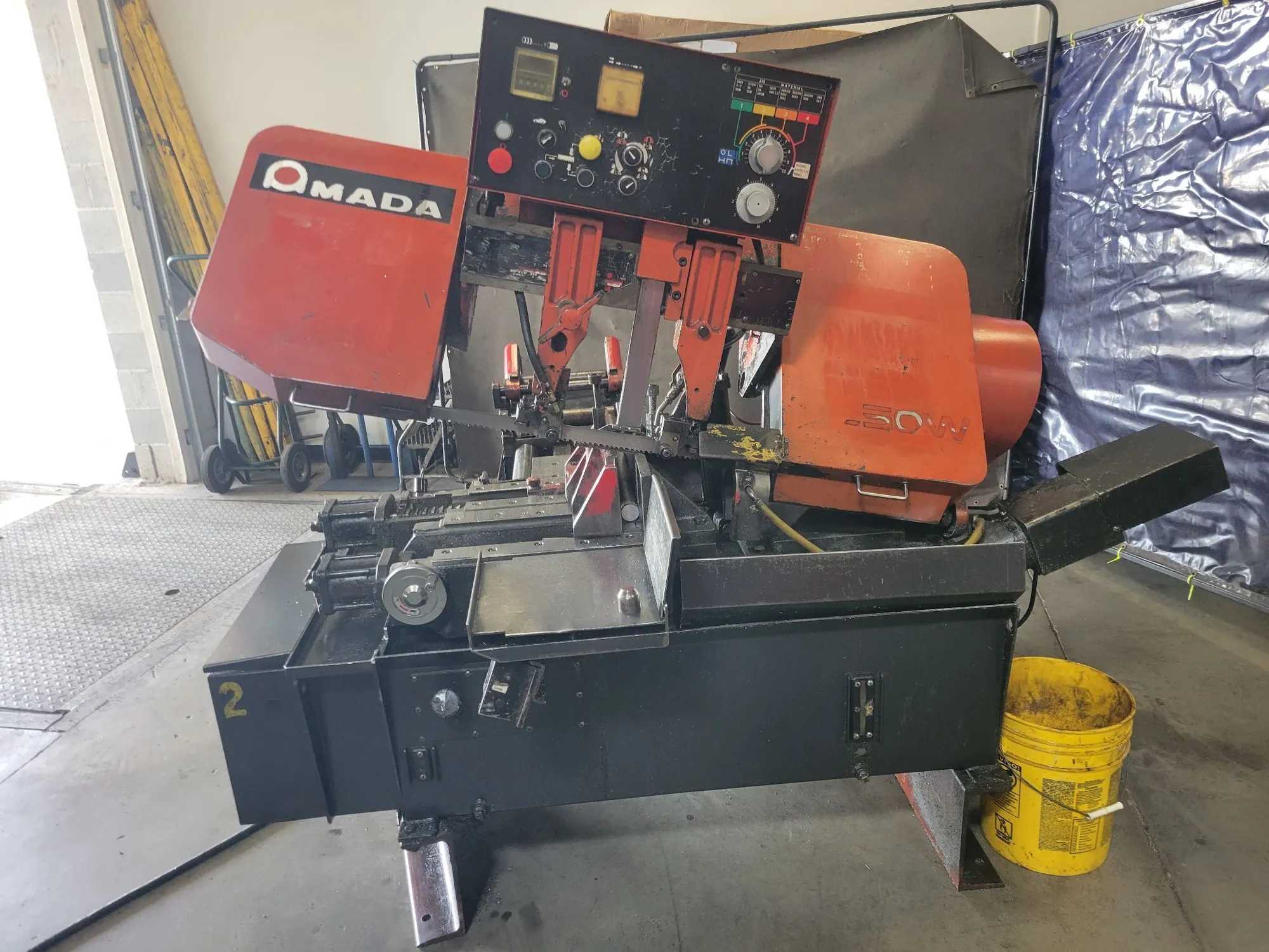 1996 Amada HA-250 W Horizontal Band Saw | Automatic Operation - HORIZONTAL BAND SAWS