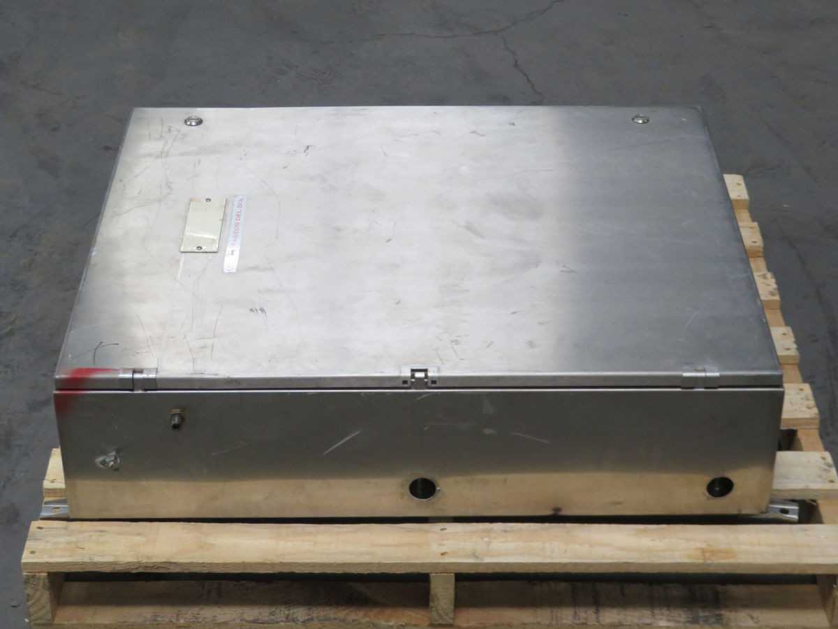 HOFFMAN A-160 STAINLESS STEEL INDUSTRIAL CONTROL PANEL ENCLOSURE T254011 - ELECTRICAL ENCLOSURES