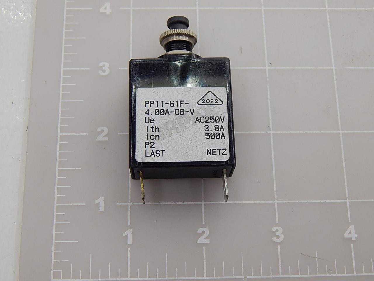 Lot Of 36 Airpax PP11-61F-4.00A-OB-V 4 Amp Circuit Breaker T89149 - CIRCUIT BREAKERS
