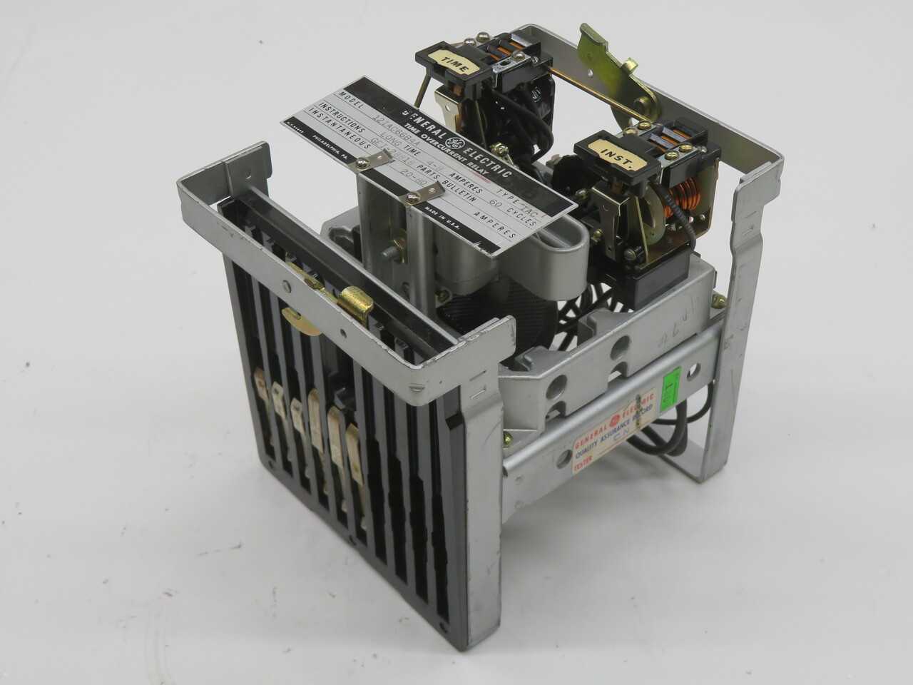 GE 12IAC66B4A TIME OVERCURRENT RELAY T211679 - ELECTRICAL COMPONENTS