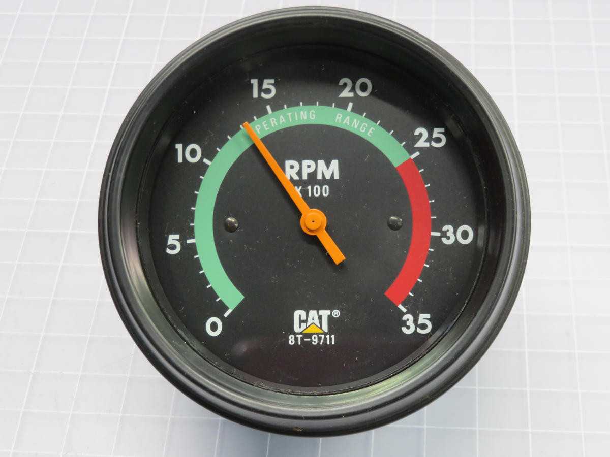 CATERPILLAR 8T-9711 ELECTRIC TACHOMETER - CONSTRUCTION EQUIPMENT PARTS