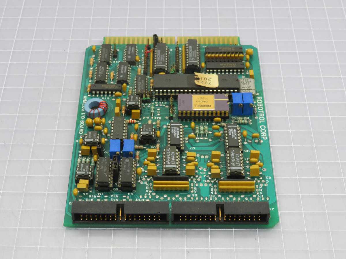 ROBOTROL CORP 2020222B ANALOG I/O BOARD T214242 - PCB CIRCUIT BOARDS
