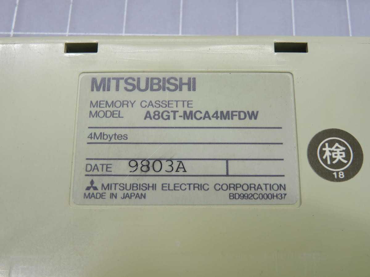 MITSUBISHI ABGT-MCA4MFDW MEMORY CASSETTE T243347 - PLC MODULES