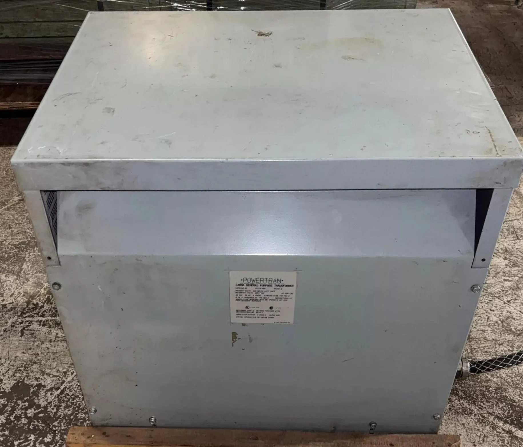 POWERTRAN 3TA19-45K 45 KVA 3-PHASE 240-208V TRANSFORMER - DRY TRANSFORMERS