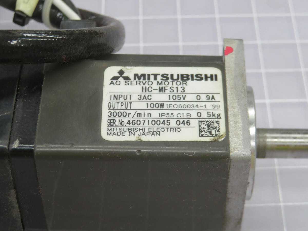 MITSUBISHI HC-MFS13 AC SERVO MOTOR T244816 - SERVO
